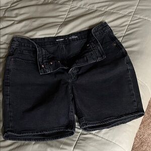 Old Navy Black Jean Shorts - Slim Fit Women's Denim